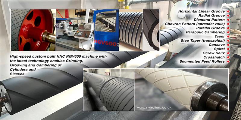 grinding & grooving chevron patterns
